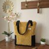 Totebag de pana bicolor