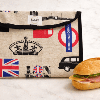 Bolsa Snack Reutilizable Londres – Alternativa Ecológica para Bocadillos y Snacks