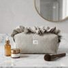 Neceser artesanal de vichy tonos pastel