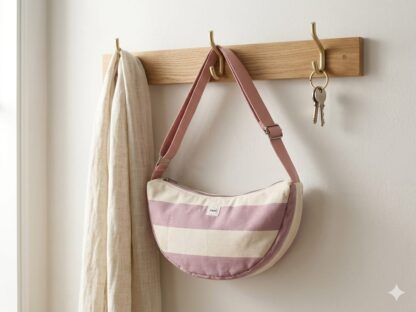 Bolso en tendencia a rayas
