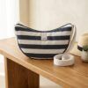Bolso a rayas repelente al agua